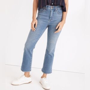 Madewell Jeans Cali Demi Boot Cropped Kick Flare Dorrance Wash Women’s Size 29